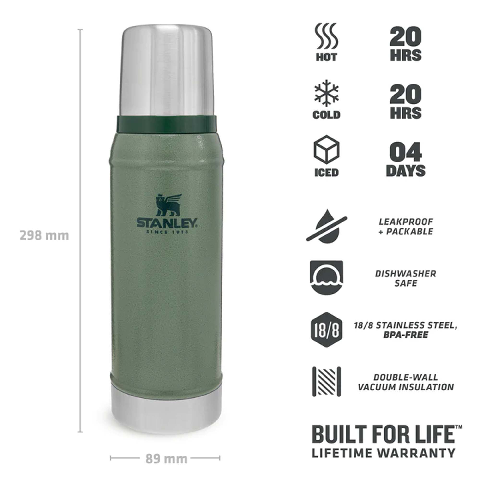 STANLEY The Legendary Classic Bottle .75L / 25oz STANLEY The Legendary Classic Bottle .75L / 25oz