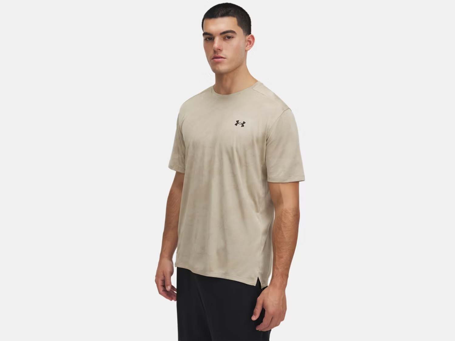 UNDER ARMOUR ua tech vent jcqrd ss-brn sportshirt Heren