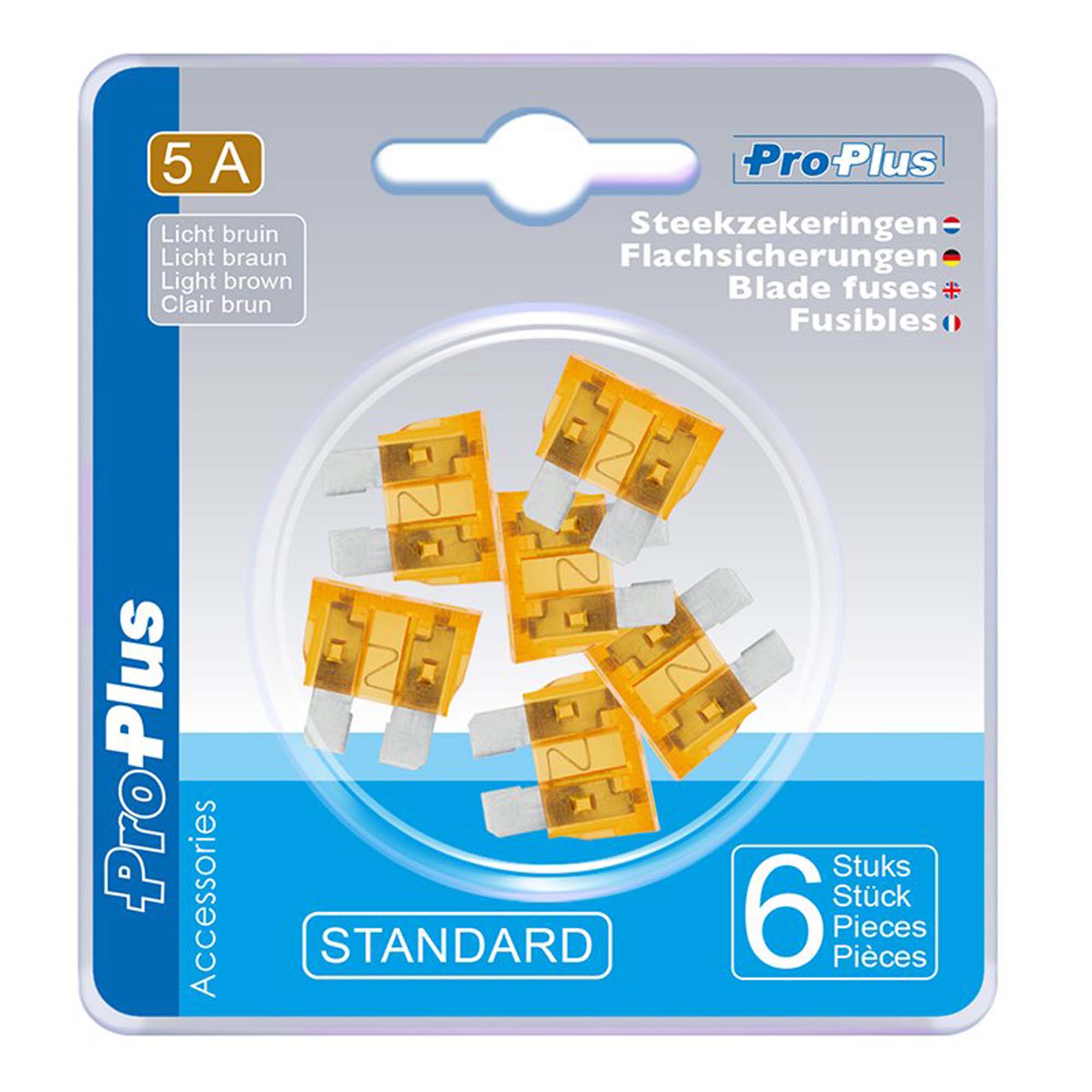 PROPLUS Steekzekering Standaard 5a Licht Bruin