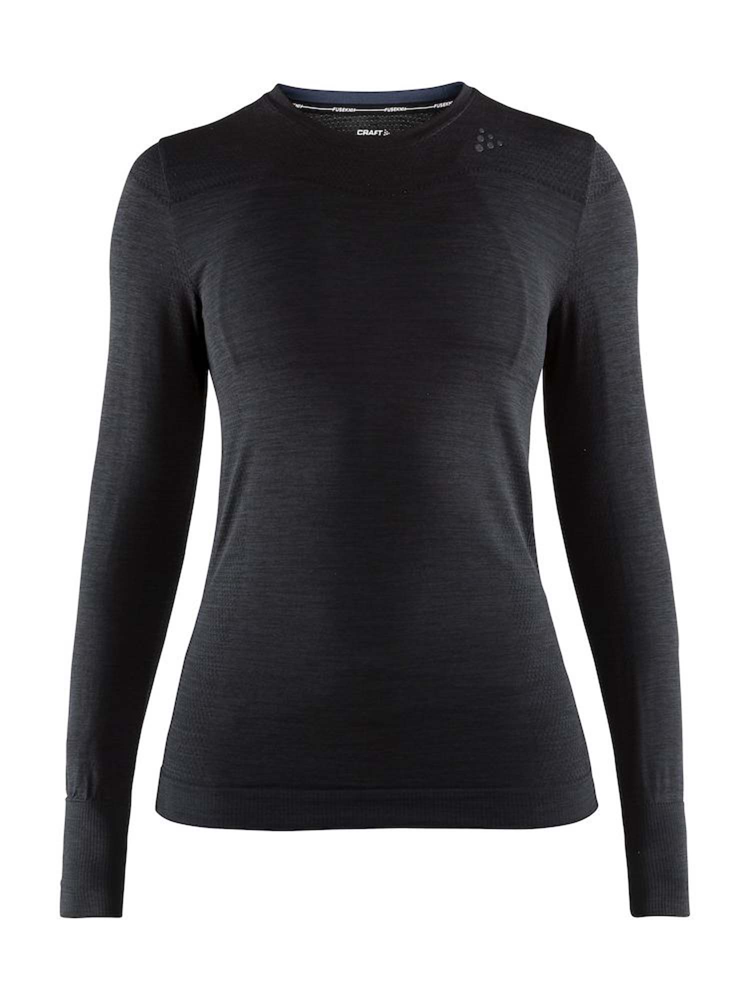 CRAFT Fuseknit Comfort Rn Ls Dames Thermo Shirt Zwart