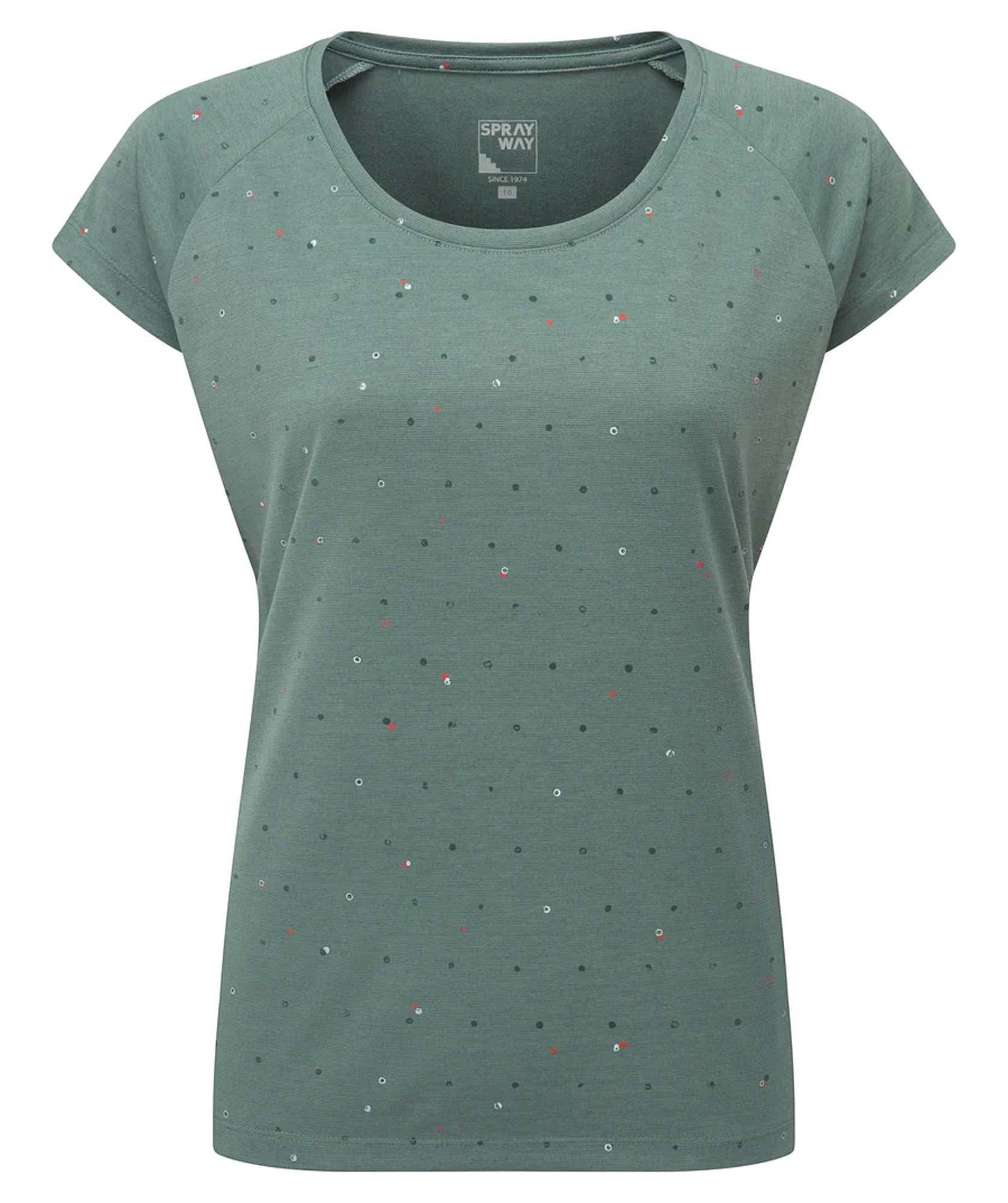 Sp 006790 dot tee sp 01623 balsam green front