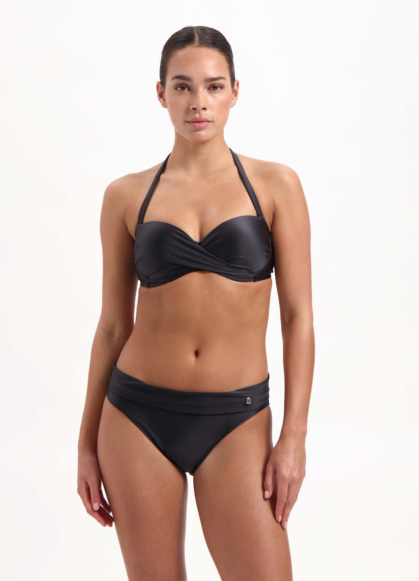 BEACHLIFE Dark Gray Omslag Bikinibroekje Dames BEACHLIFE Dark Gray Omslag Bikinibroekje Dames