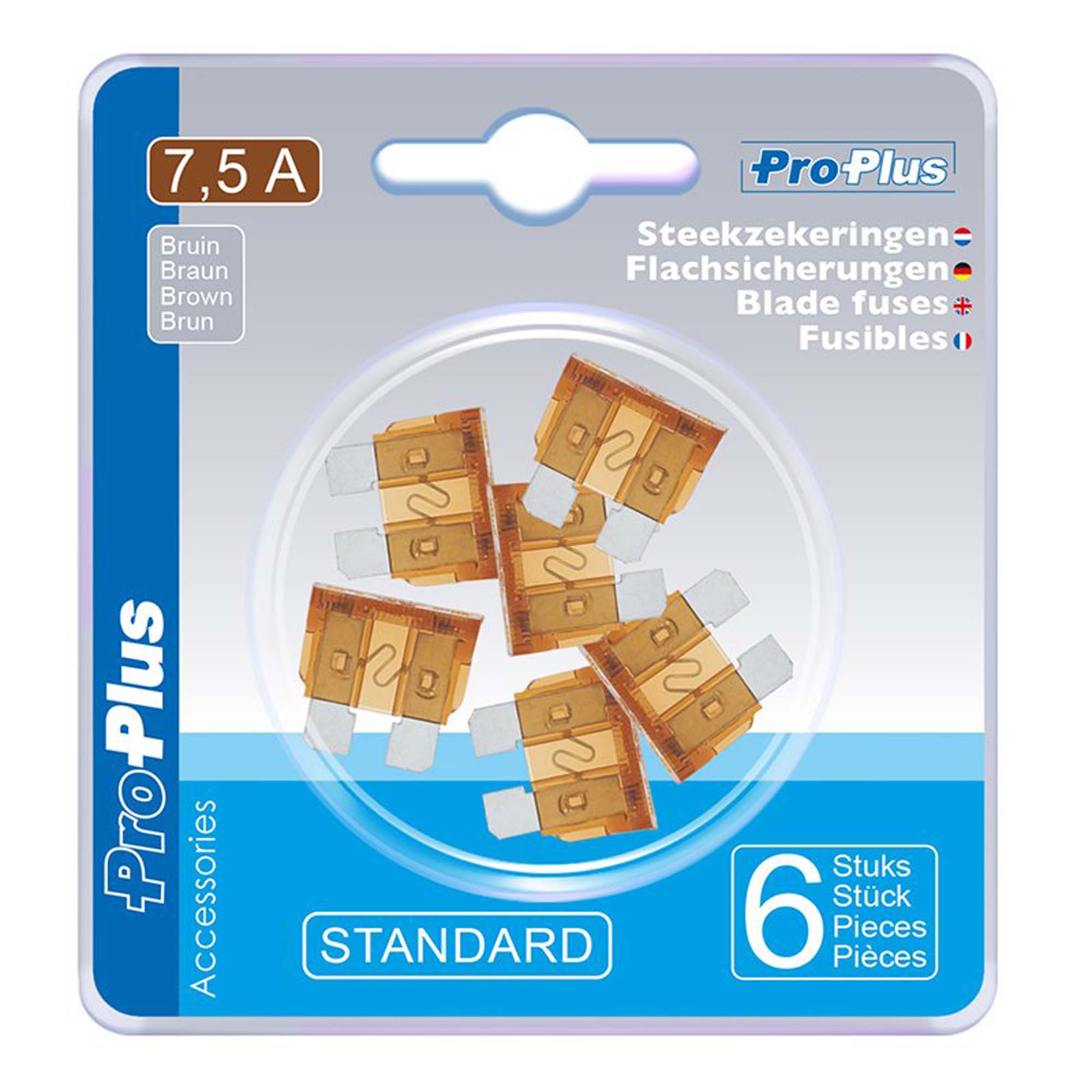 PROPLUS Steekzekering Standaard 7.5a Bruin