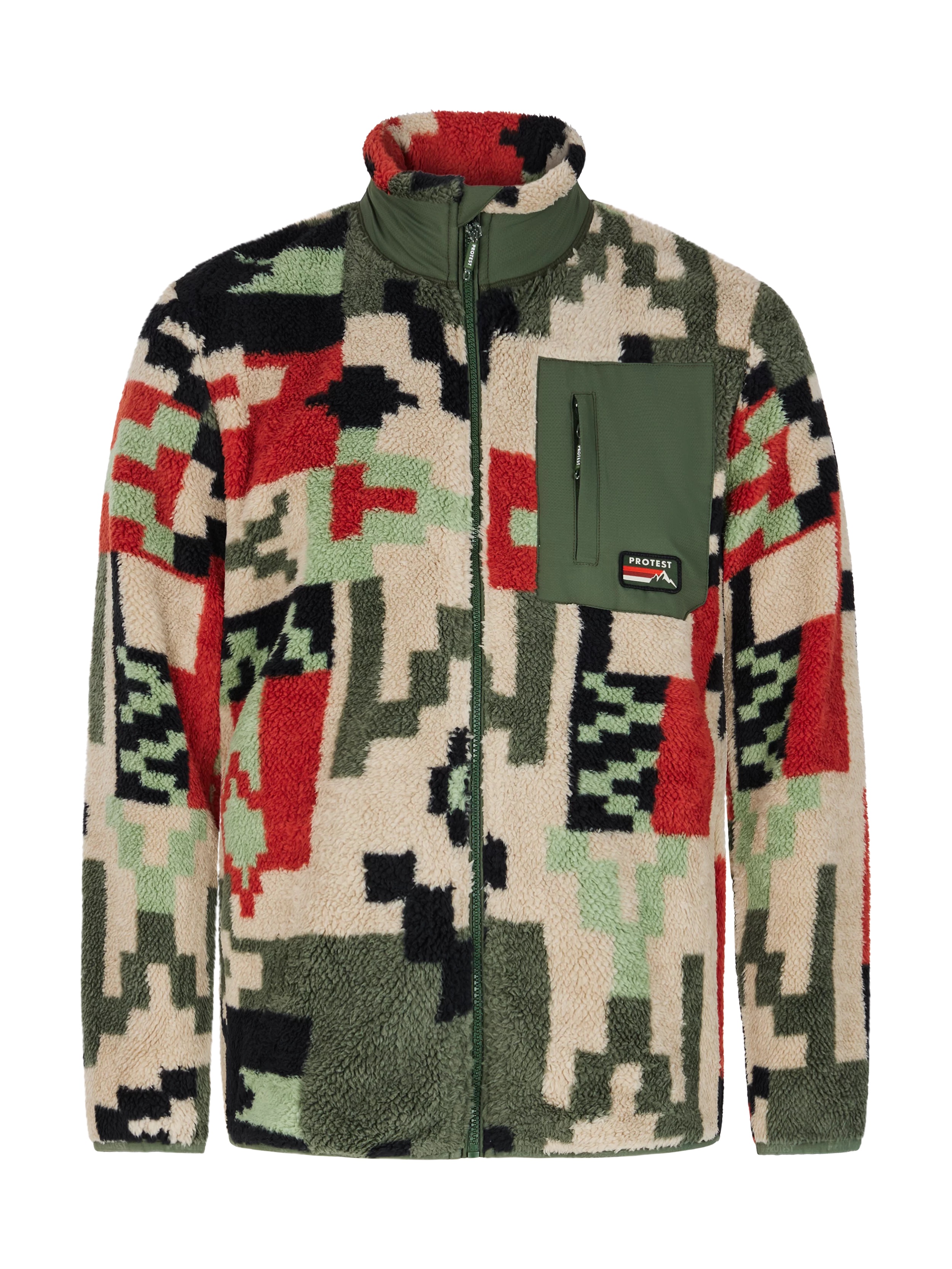 PROTEST Keystone Teddy Fleece Heren