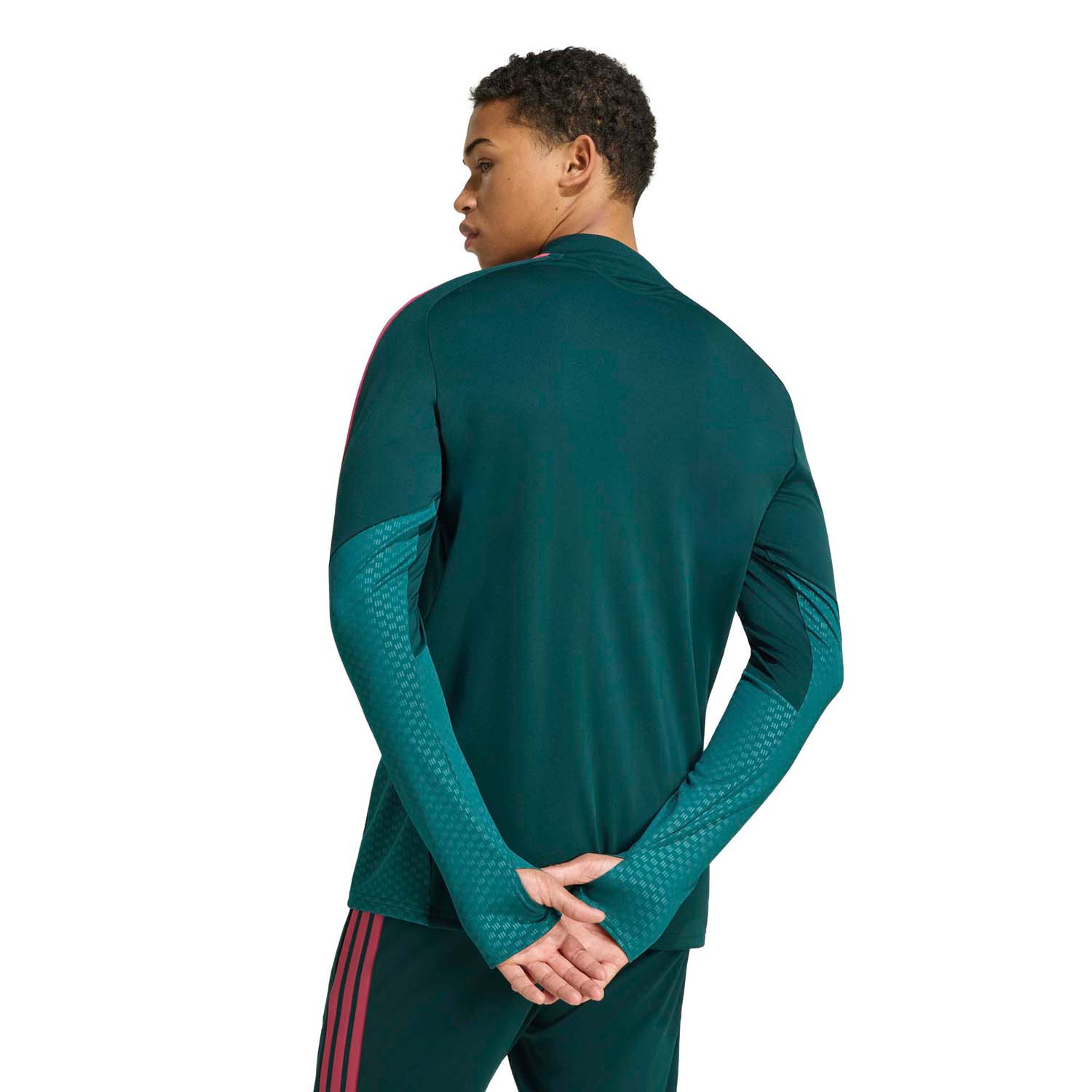 Kb6343 3 apparel on model back view white