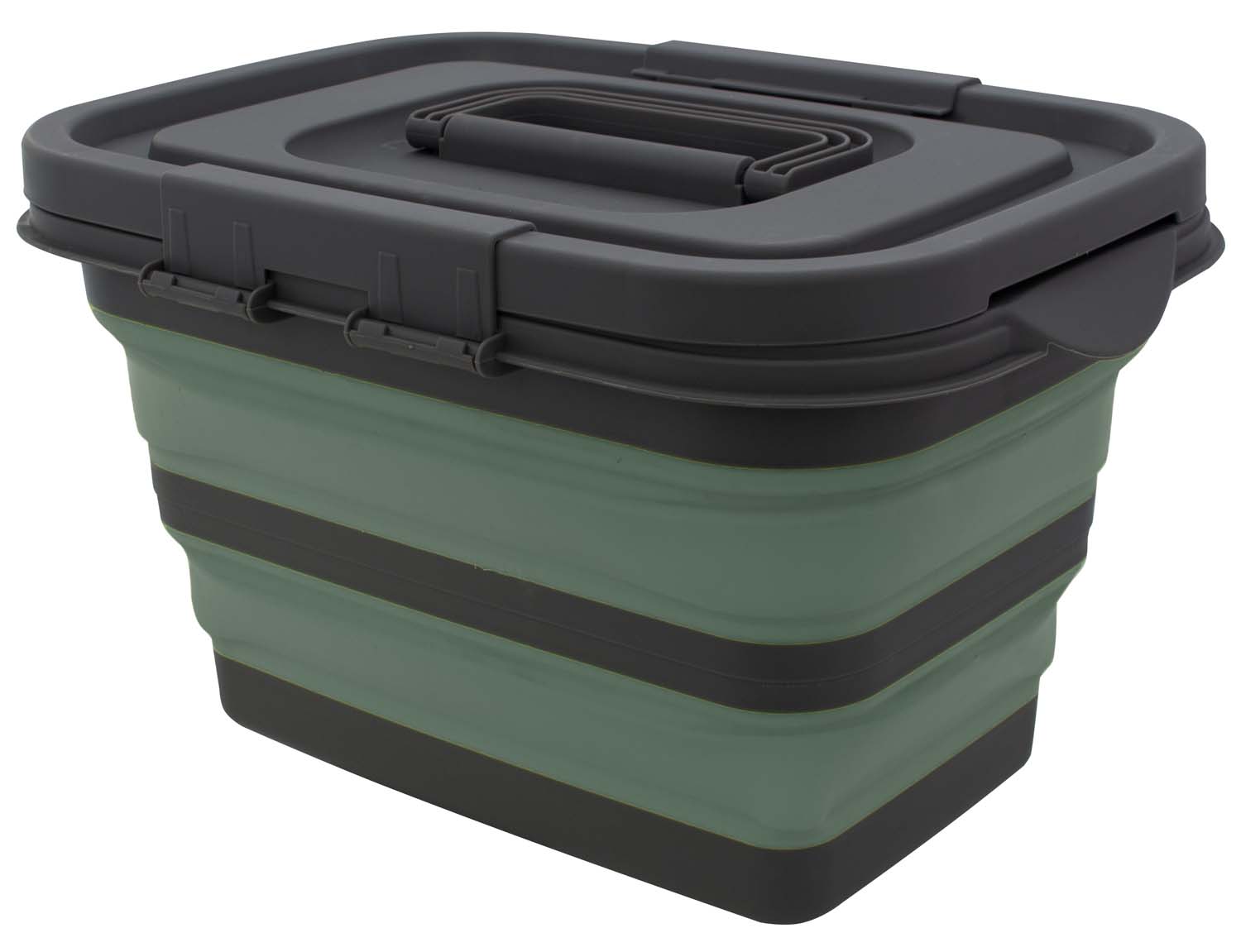 TRAVELSAFE Opvouwbare Mand met Deksel L