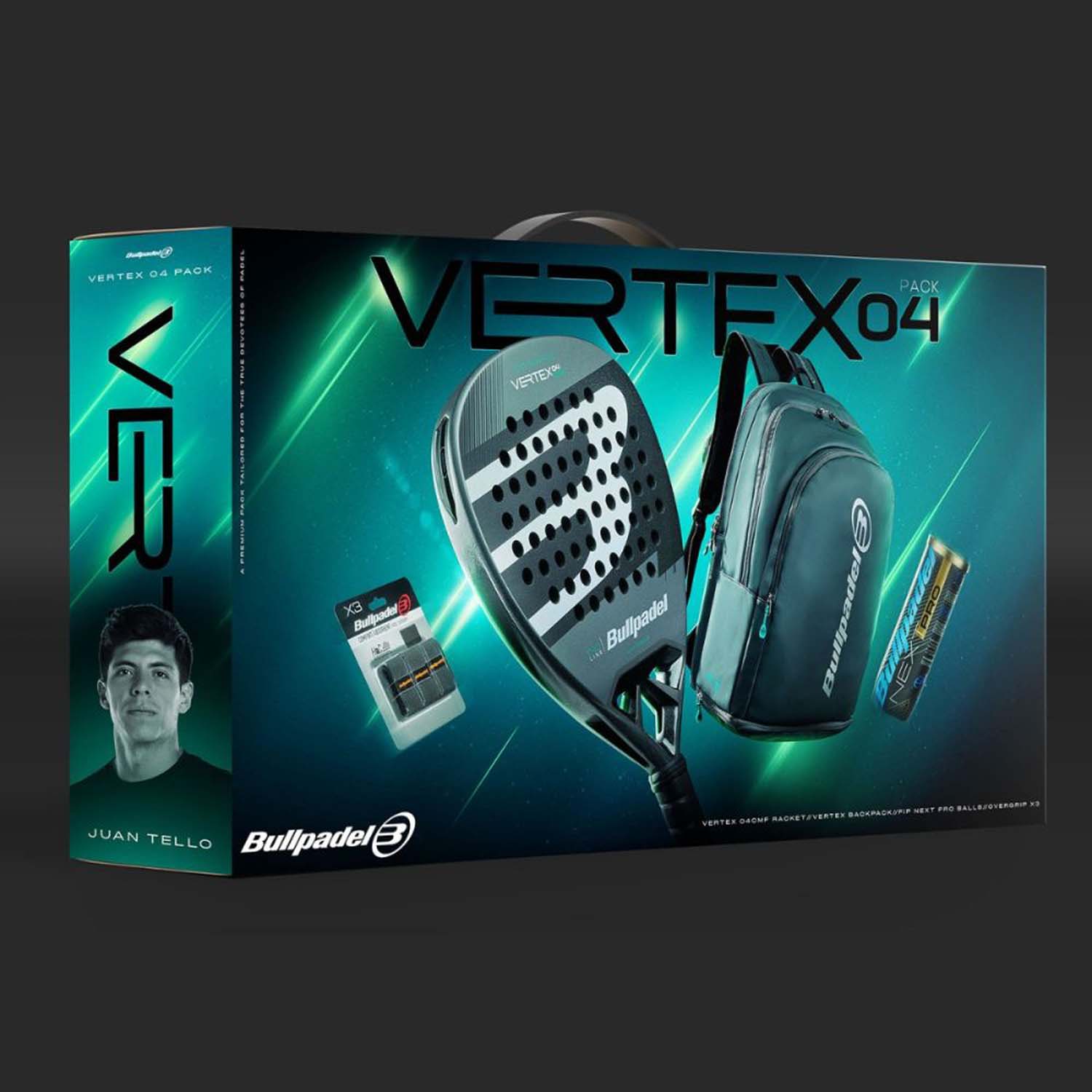 BULLPADEL Vertex 04 Padelset Heren