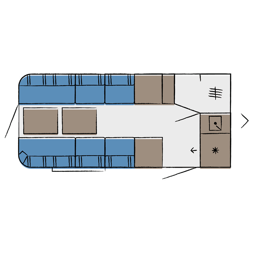 Indeling Hobby Beachy 450