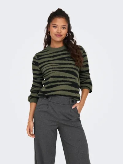 JDY Lorraine Animal Pullover Dames JDY Lorraine Animal Pullover Dames