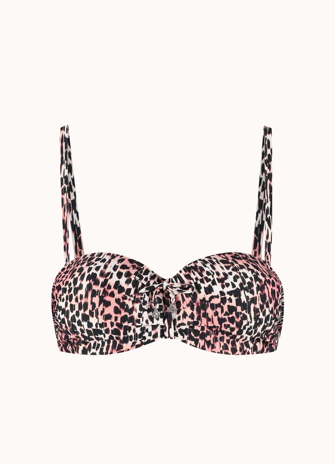 CYELL Cheetah Chic Bandeau Bikinitop Dames