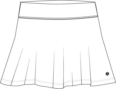 BJORN BORG Jersey Skirt Dames