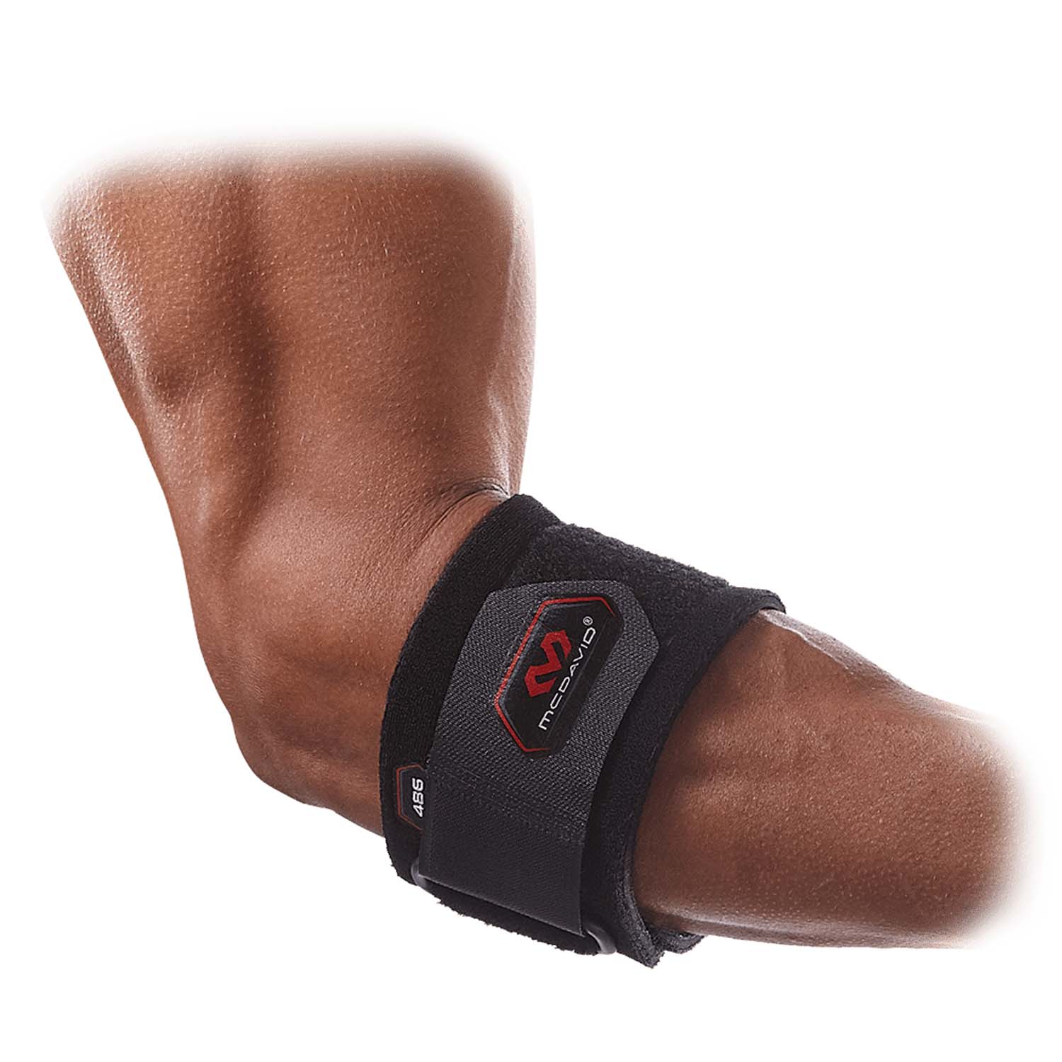 486r tennis elbow strap w pads black main