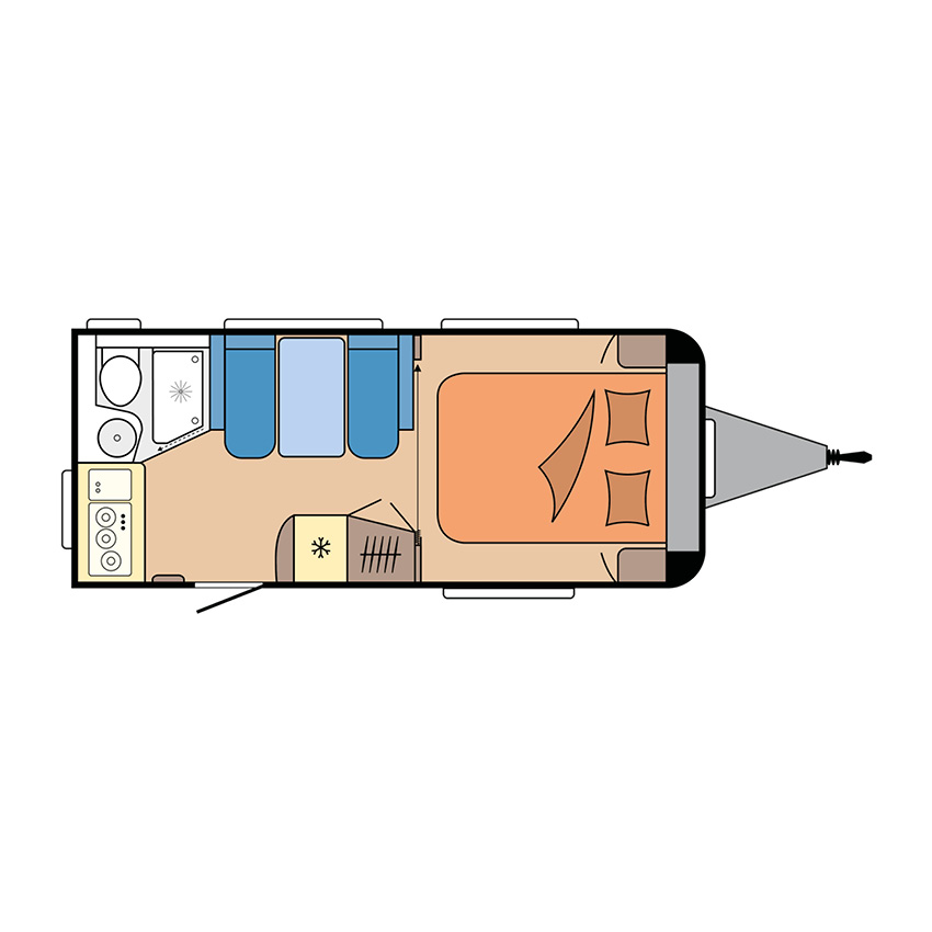 Indeling Hobby De Luxe 460 SFf