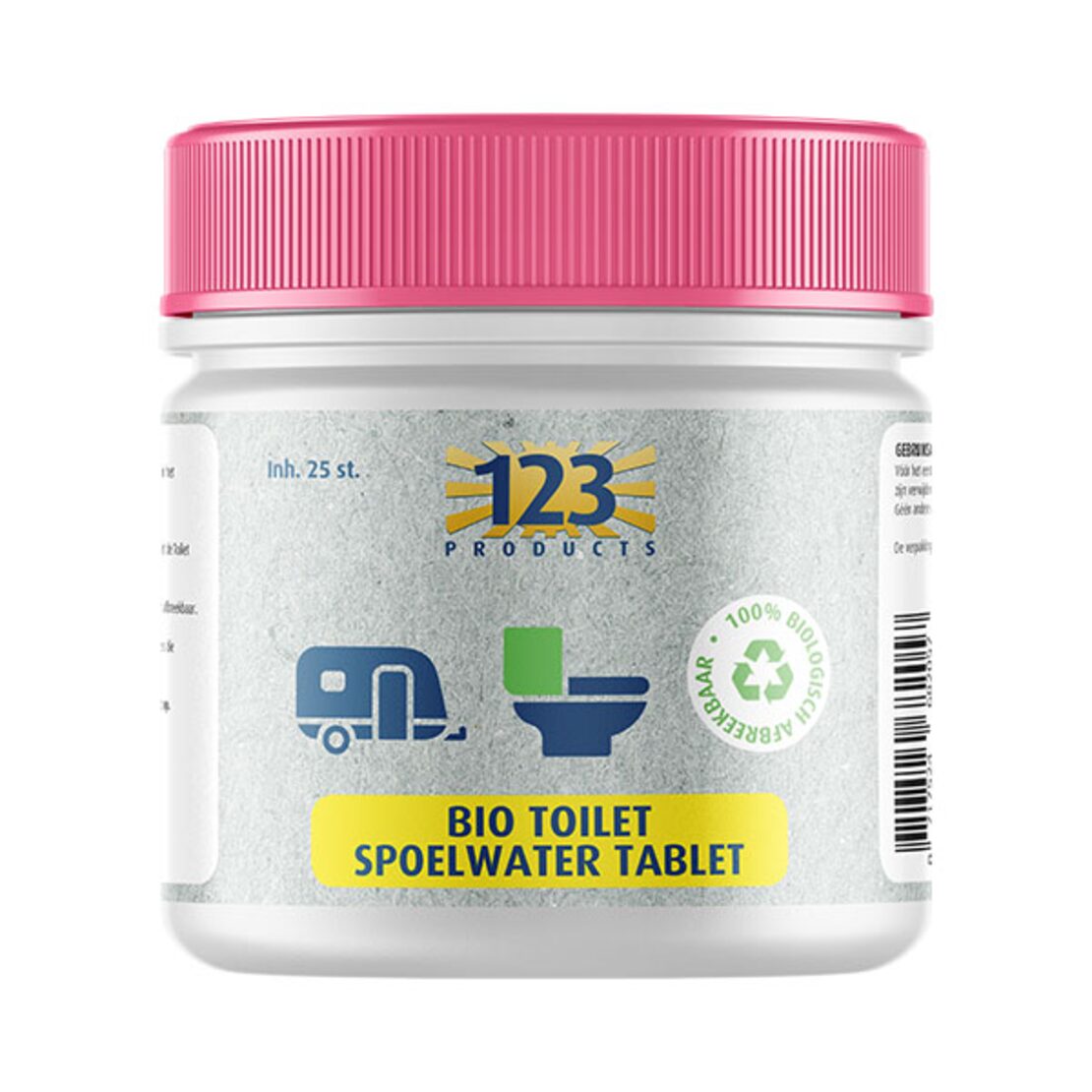 123 PRODUCTS Bio Toilet Spoelwater Tablet