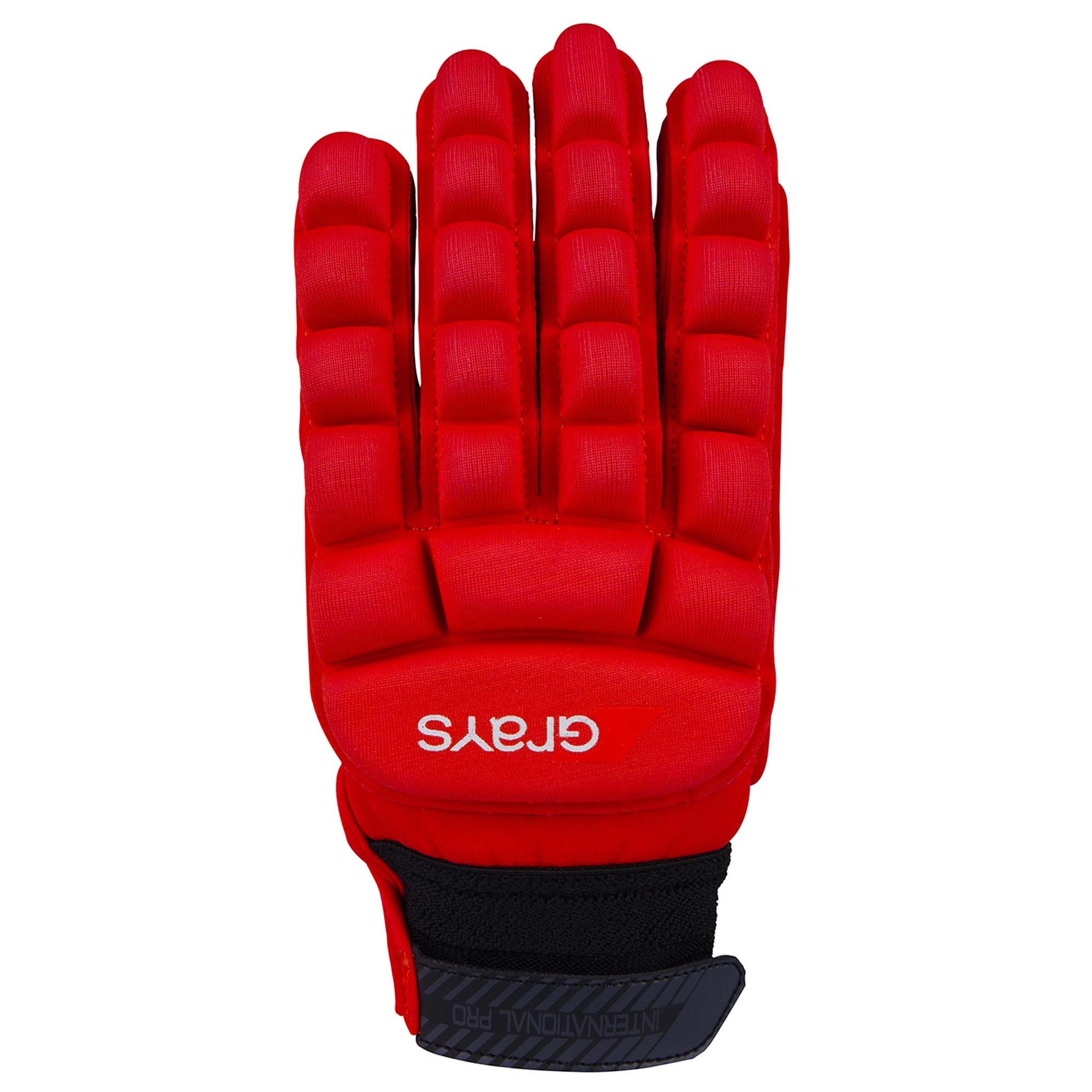 620850 hgea19glove international pro fluo red left hand back