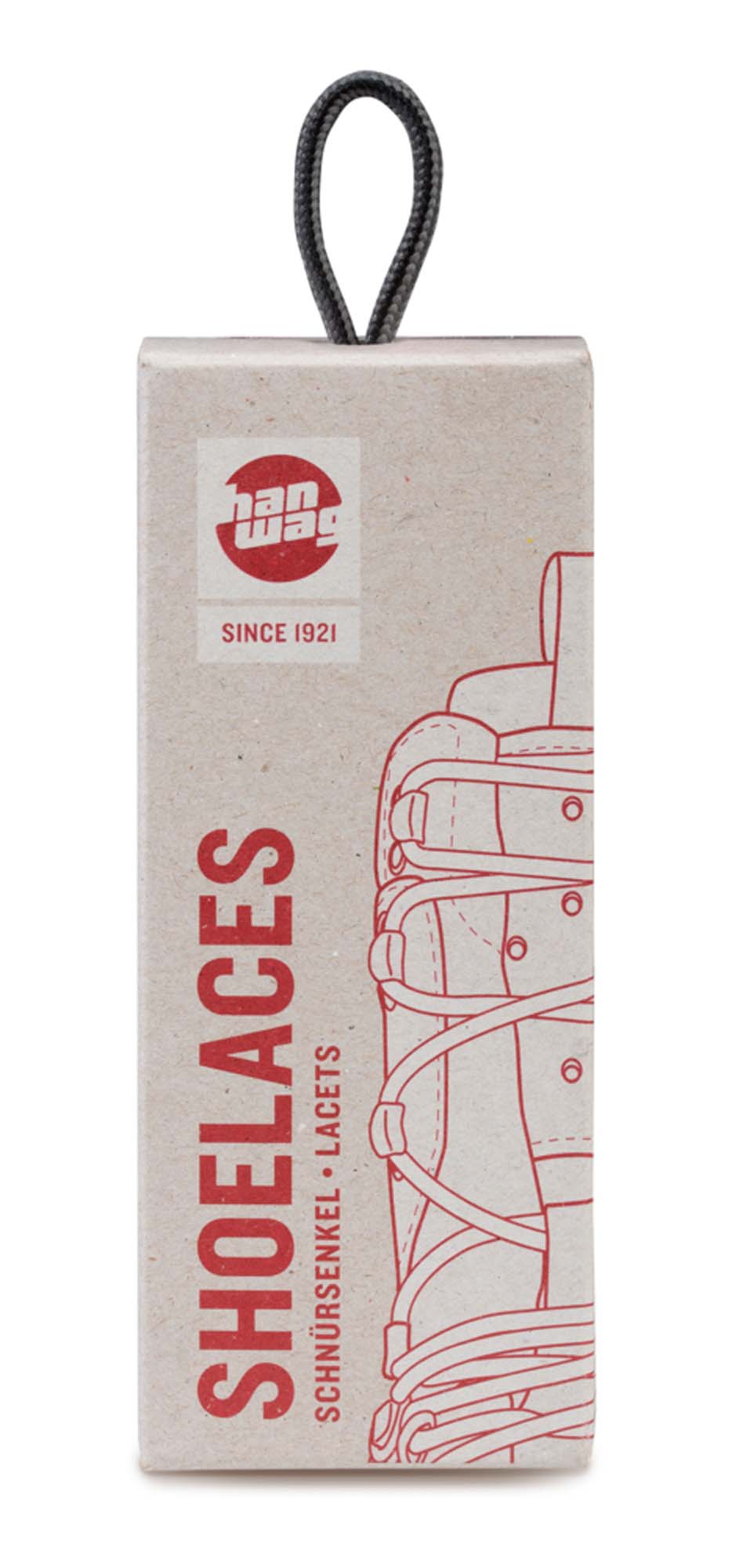 HANWAG Veters 180 cm (grey/black) Unisex