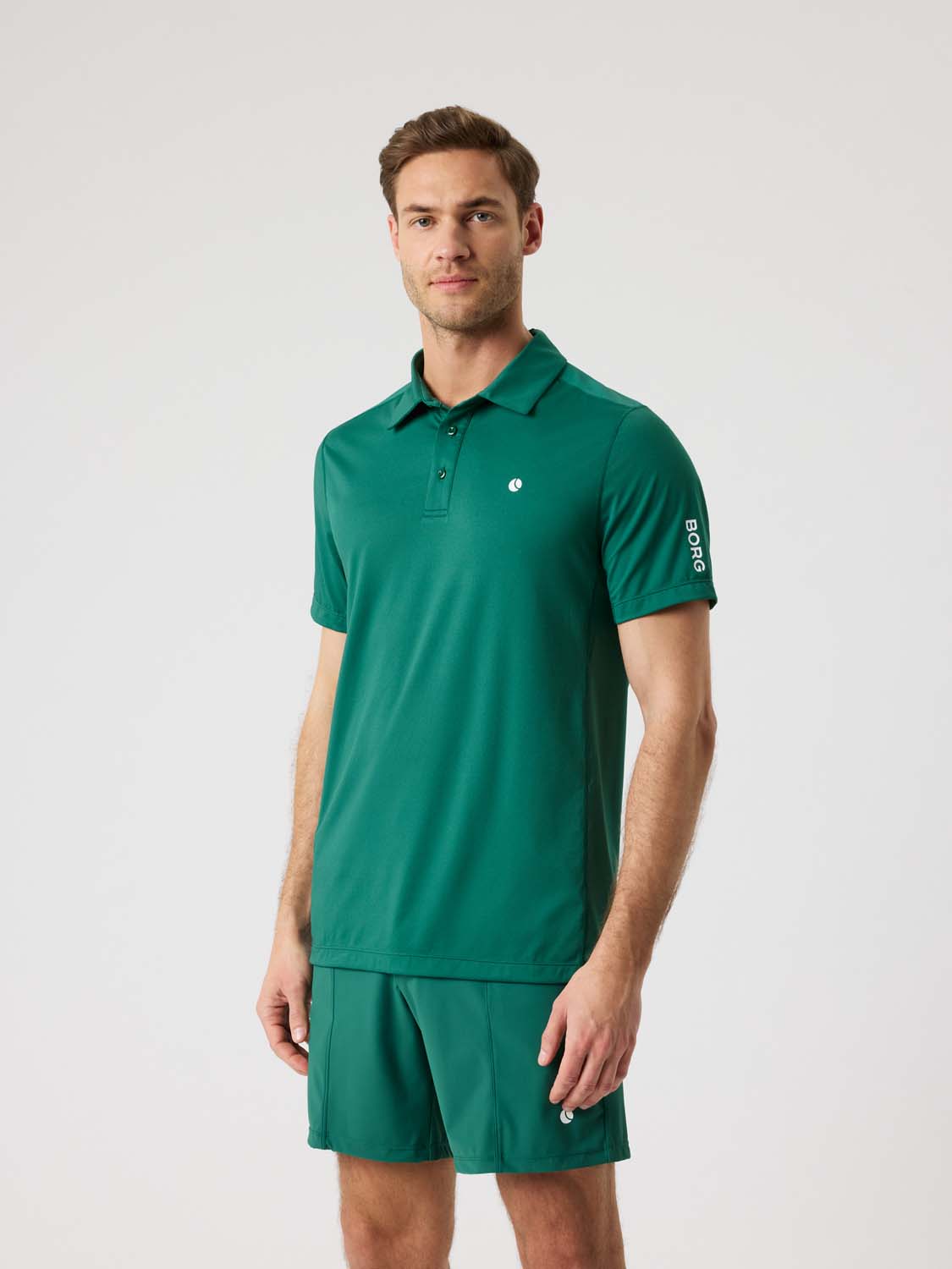 BJORN BORG Ace Mesh Panel Polo Shirt Heren