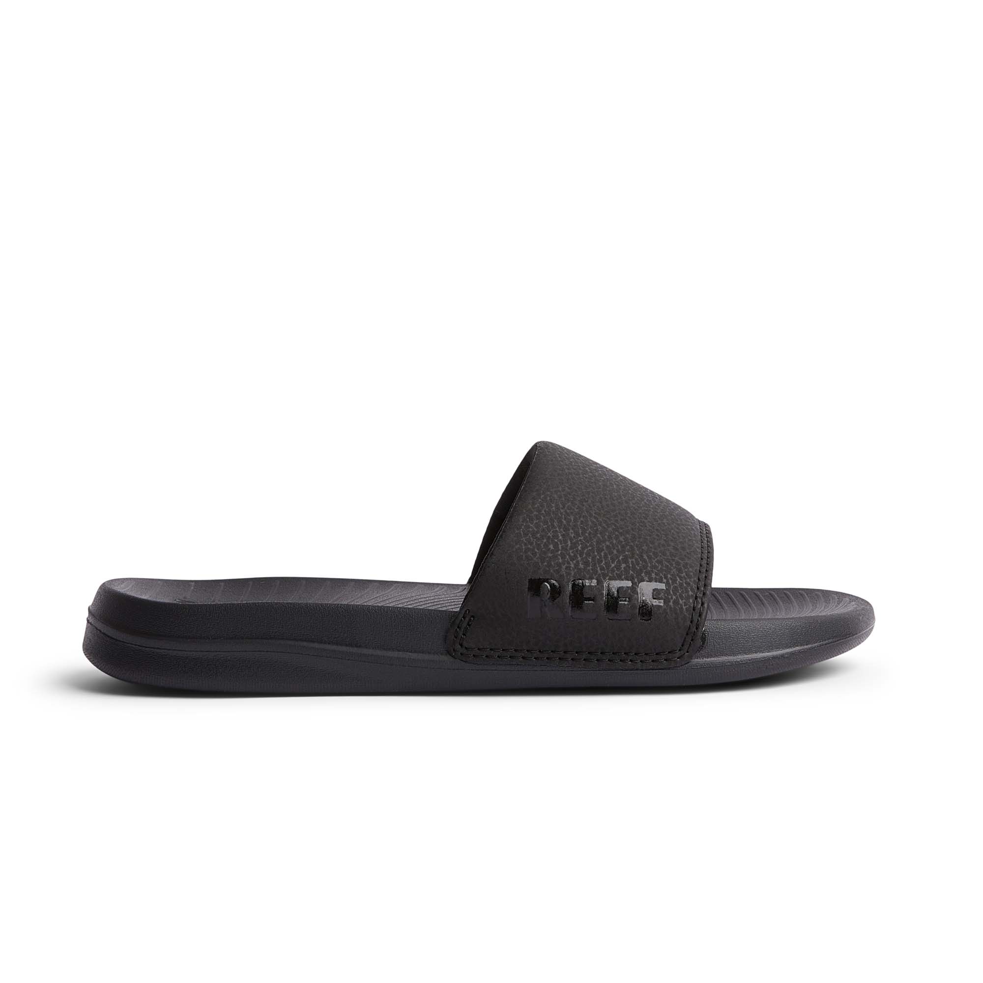 Rf0a3yn7bla reef one slide black rs white