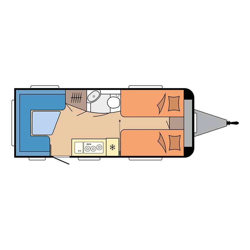Indeling Hobby De Luxe 495 UL