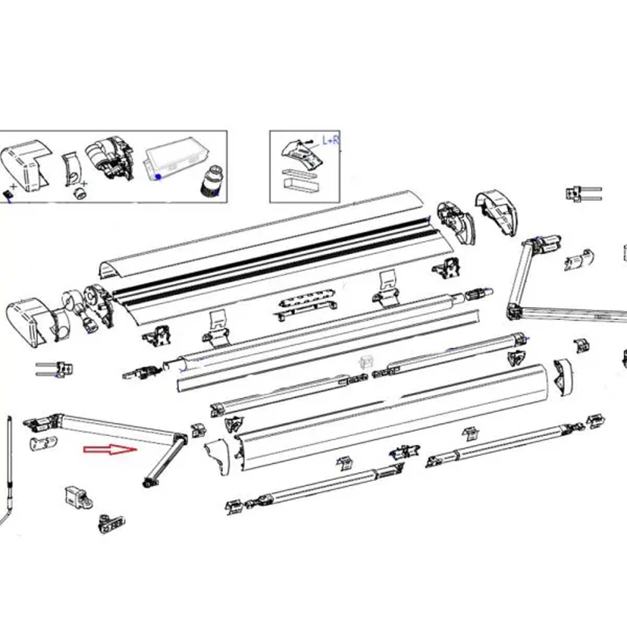 THULE 6300 Knikarm Links 3.00-5.00