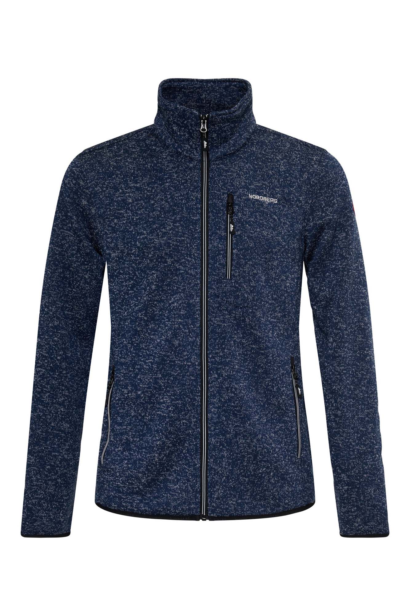 Thumbnail benjamin mens fleece navy white melange a