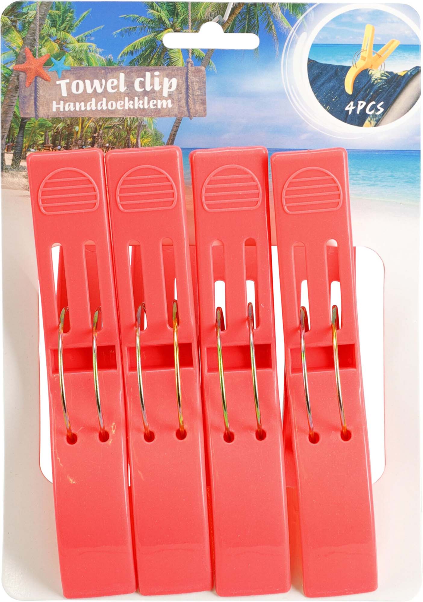 EXCELLENT Handdoekklem 4 stuks