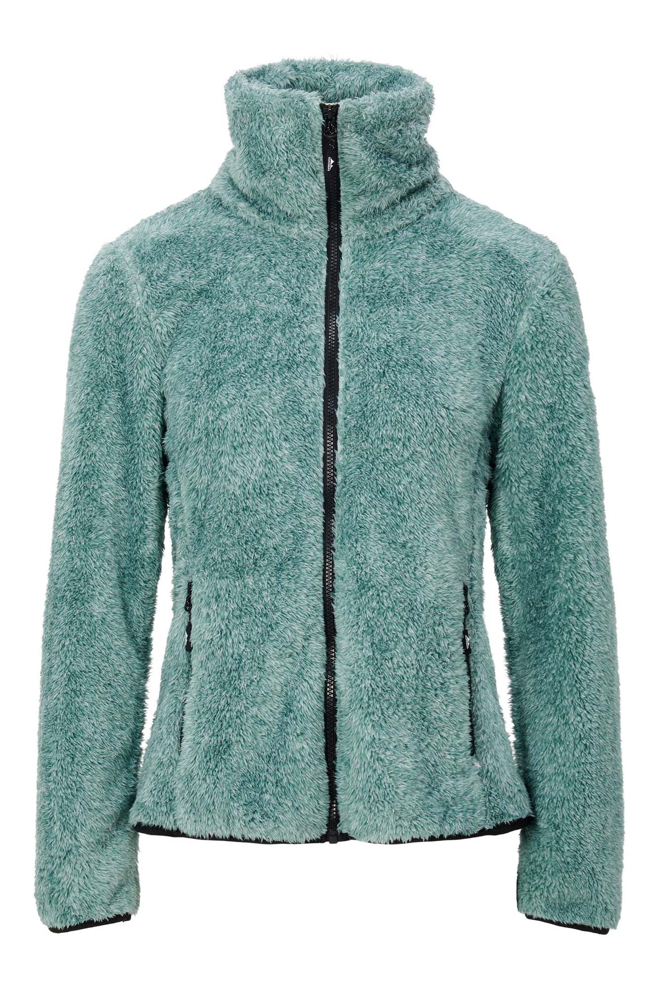 Evy ladies fleece emerald melange a