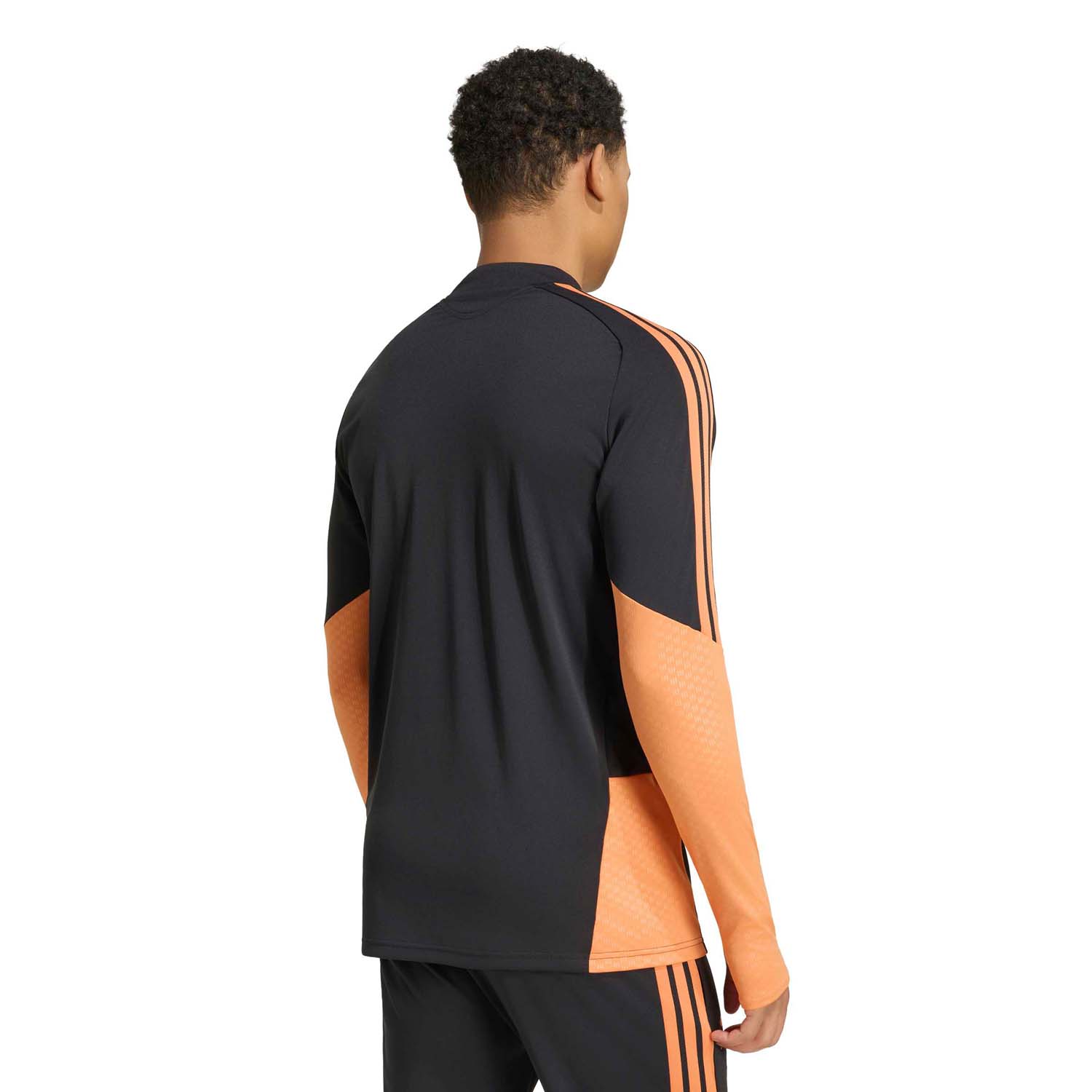 Kc2417 3 apparel on model back view white