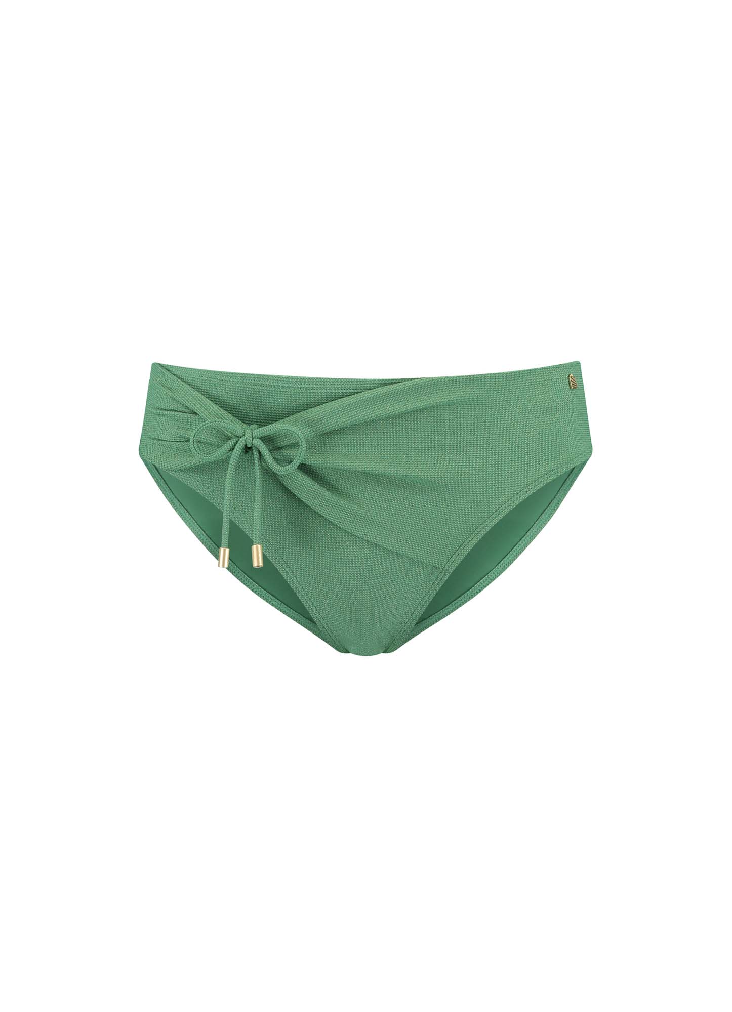 BEACHLIFE Green Shimmer Hoog Bikinibroekje Dames