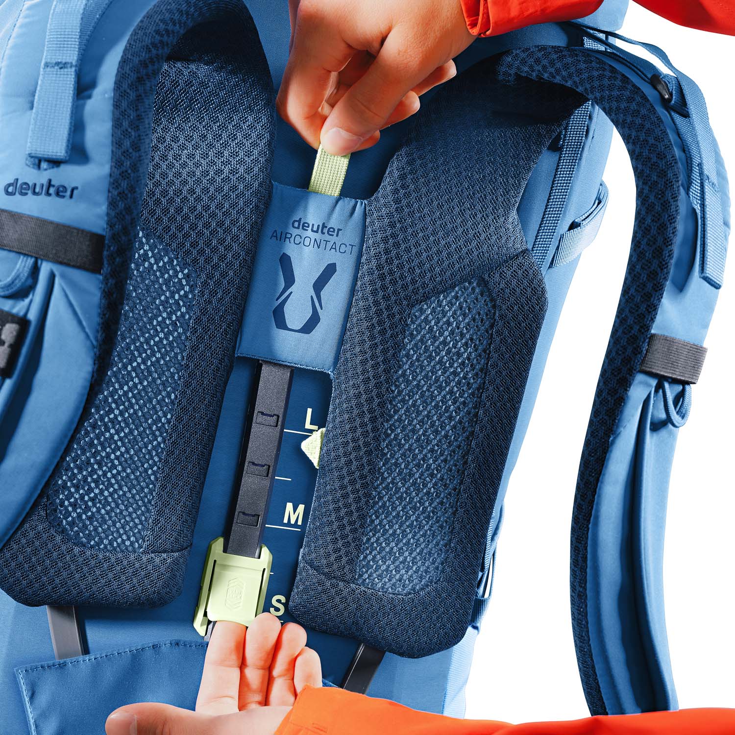 Deuter 3350526 1015 aircontactcore60plus10 baltic nightblue d 06
