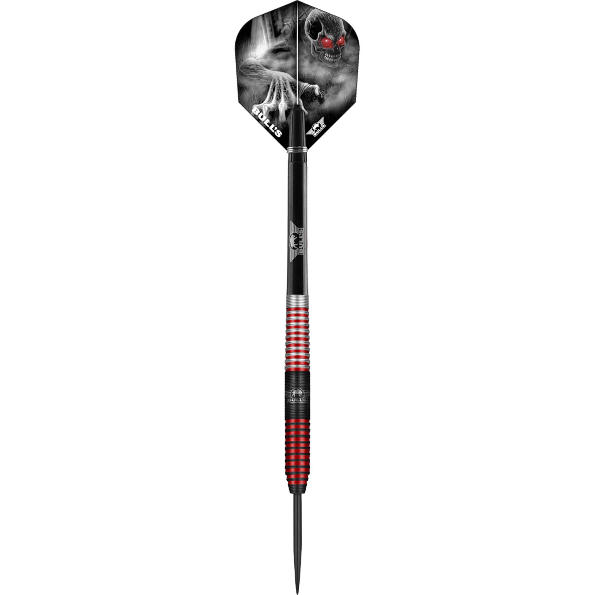 Bu 23125 bulls phantom grip 90 red steeltip barrel