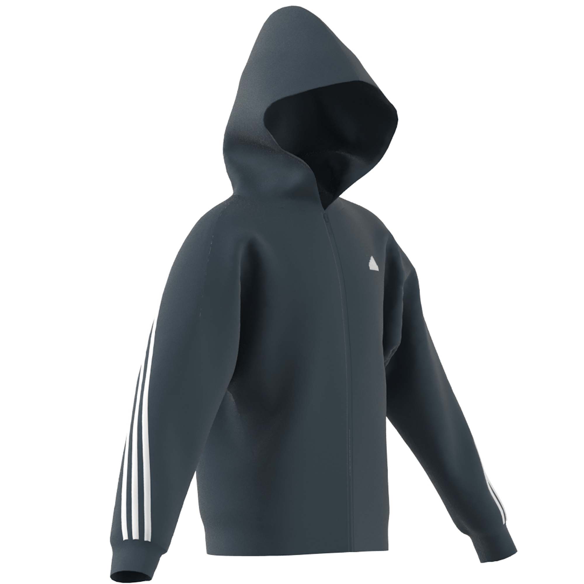 ADIDAS Future Icons 3-strepen Vest met Capuchon Junior Junior ADIDAS Future Icons 3-strepen Vest met Capuchon Junior Junior