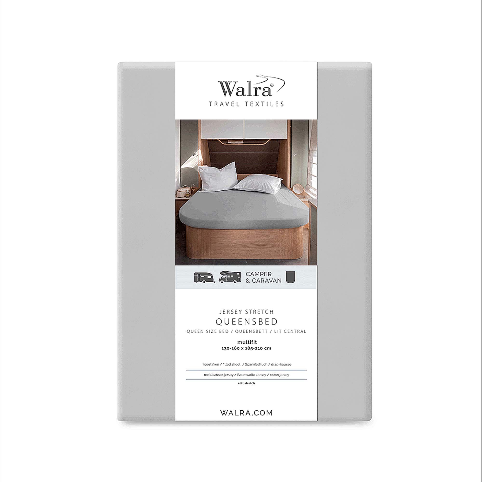 WALRA TRAVEL Jersey Hoeslaken Queensbed