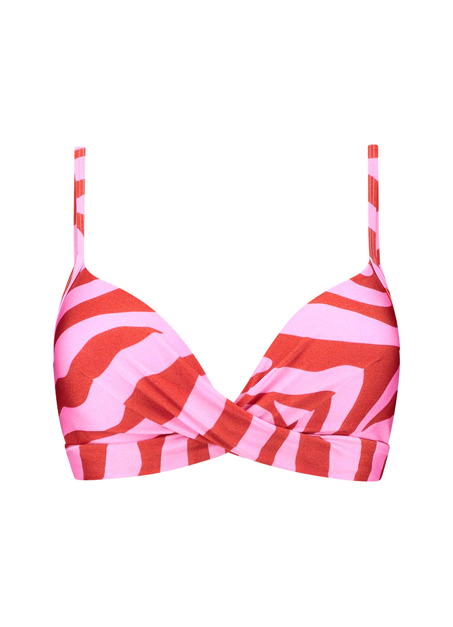 BEACHLIFE Pink Zebra Twist Bikinitop Dames