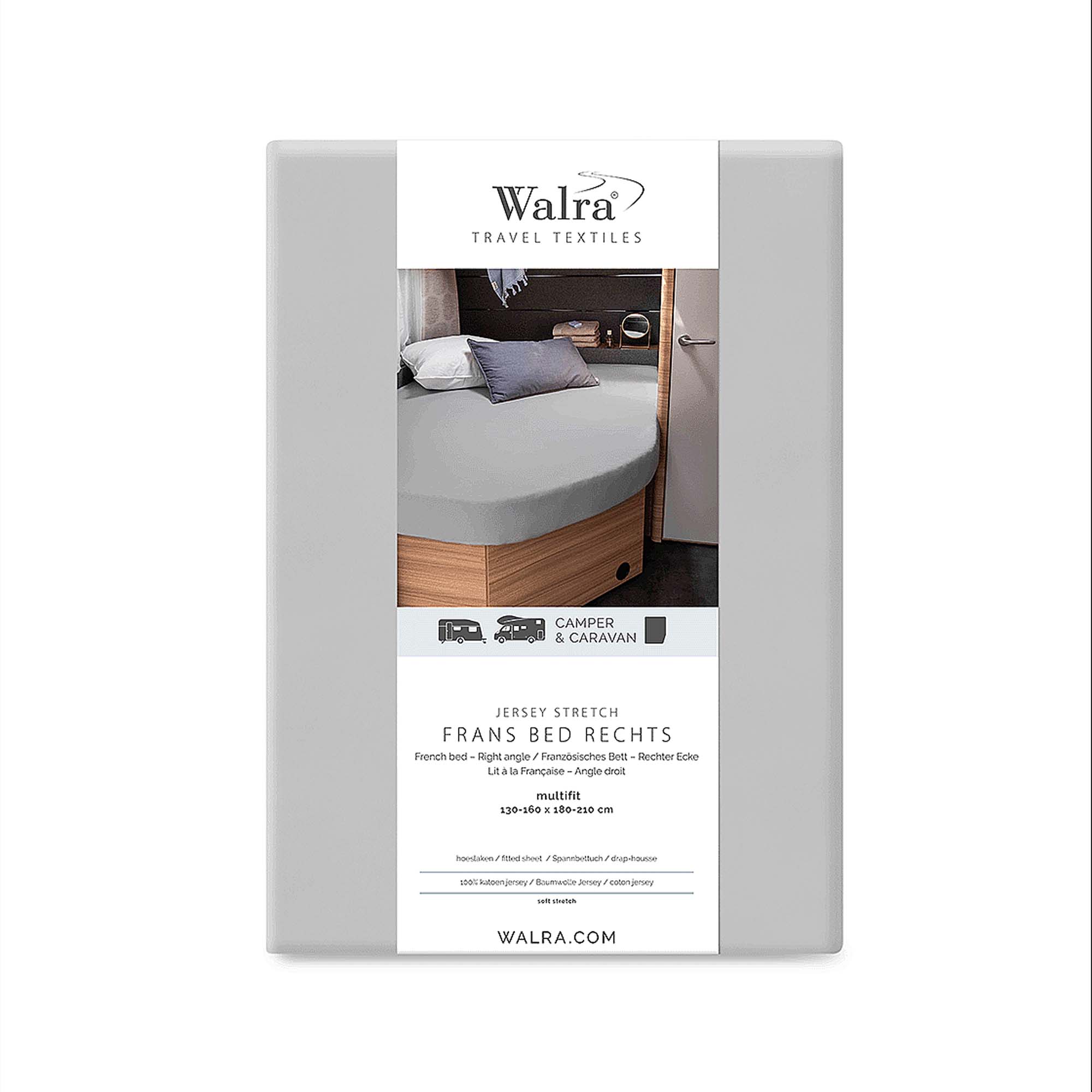 WALRA TRAVEL Jersey Hoeslaken Frans Bed Rechts