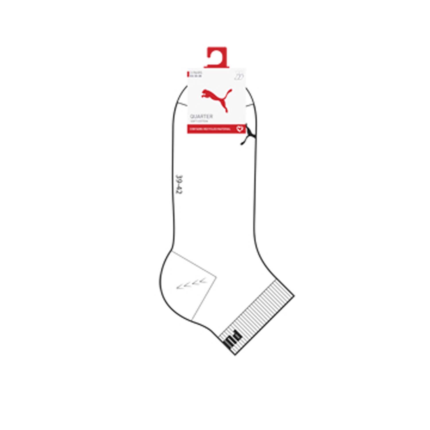 PUMA puma unisex quarter plain 3p Unisex