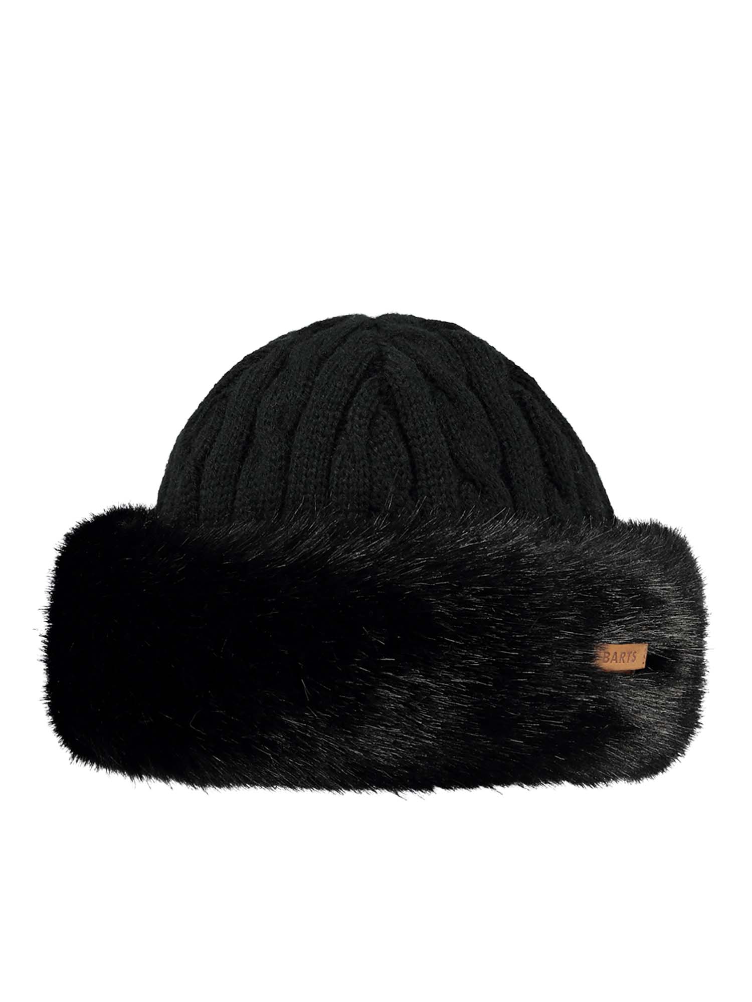 Fur cable bandhat black