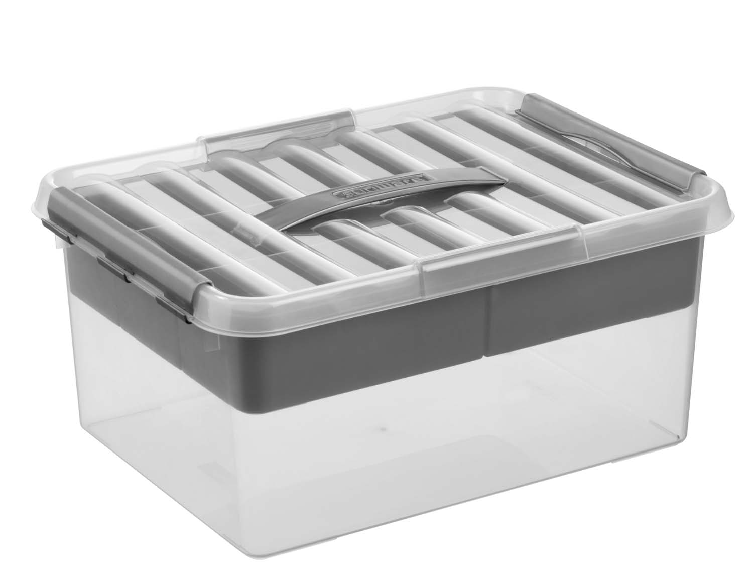 SUNWARE Q-line Opbergbox met Inzet 15L