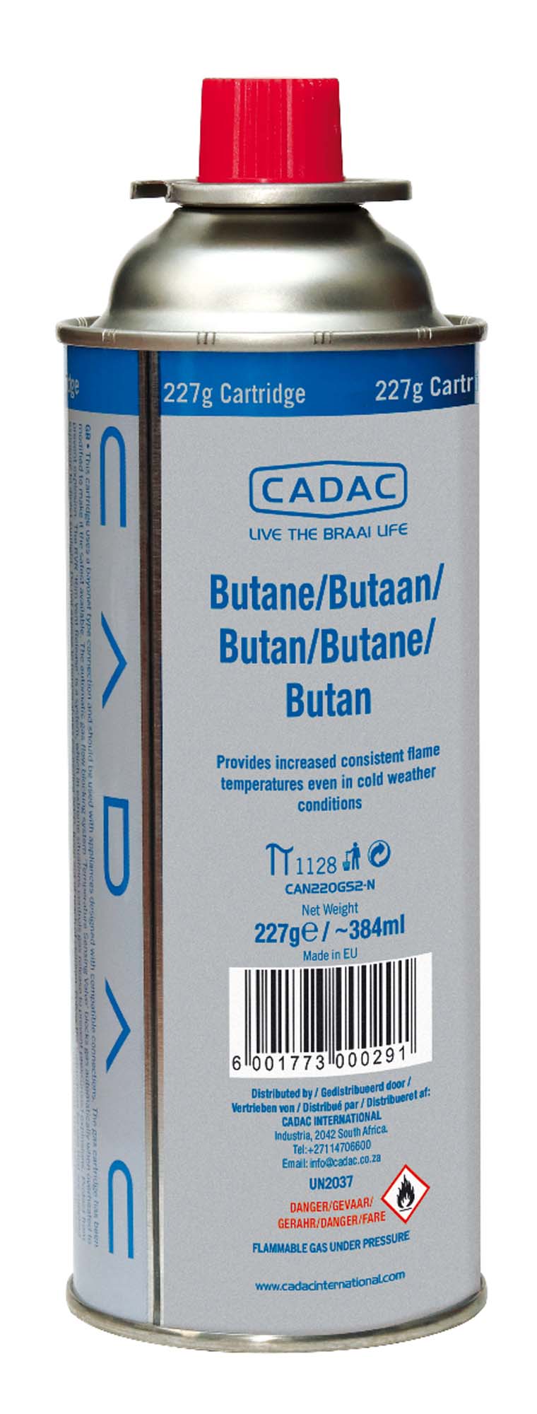 CADAC Gascartridge 227gr CADAC Gascartridge 227gr