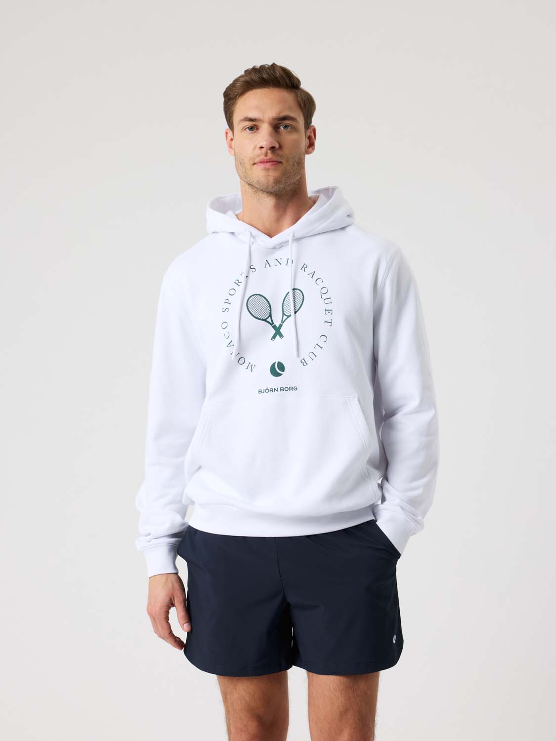 BJORN BORG Classic Print Hoodie  Heren