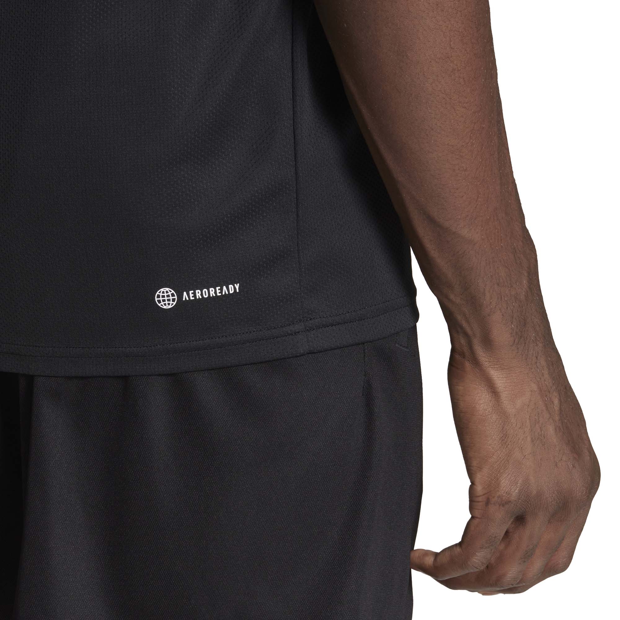 ADIDAS Essential 3-strepen Trainingsshirt Heren ADIDAS Essential 3-strepen Trainingsshirt Heren
