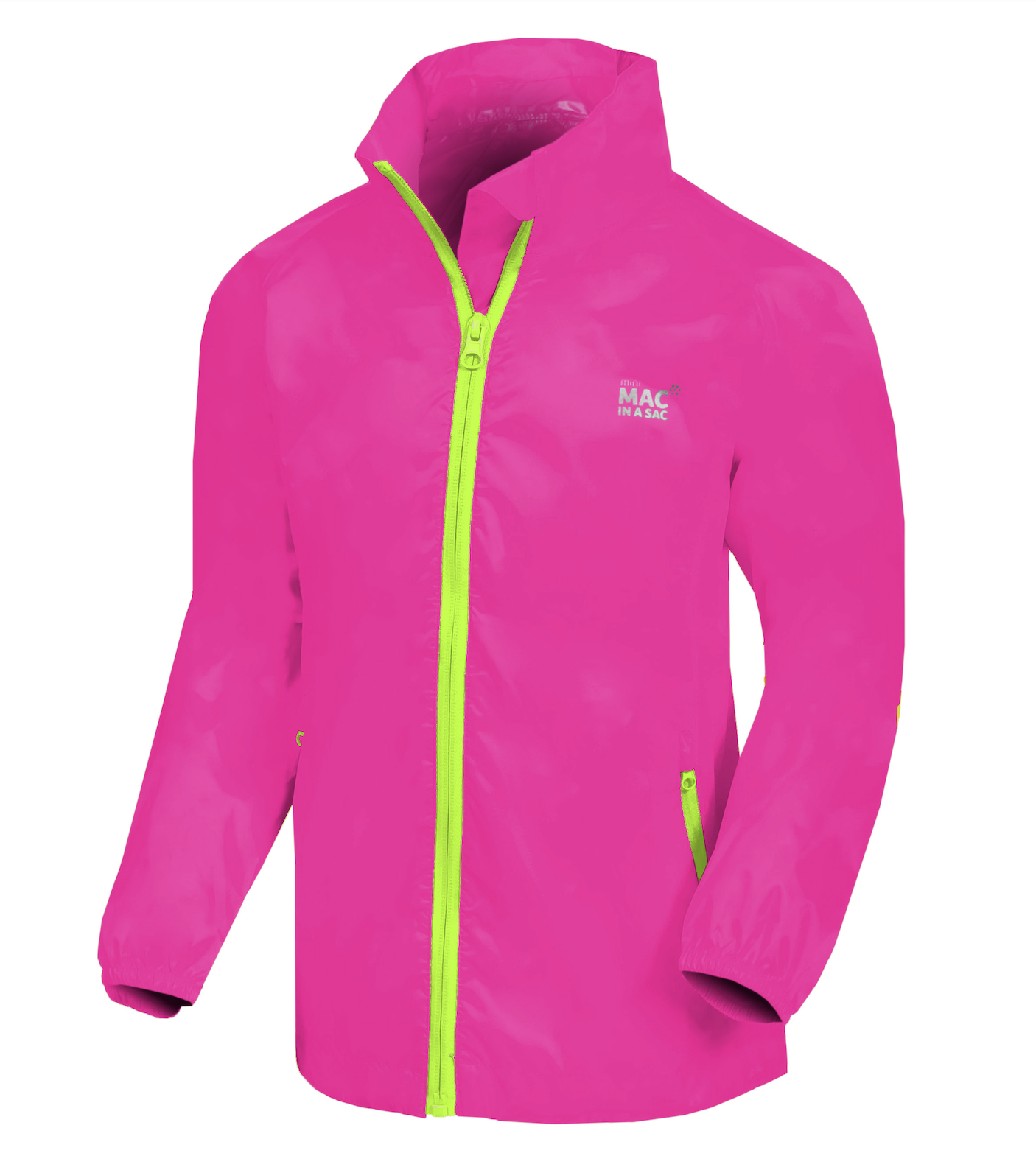 MAC IN A SAC Regenjas Neon Roze Junior