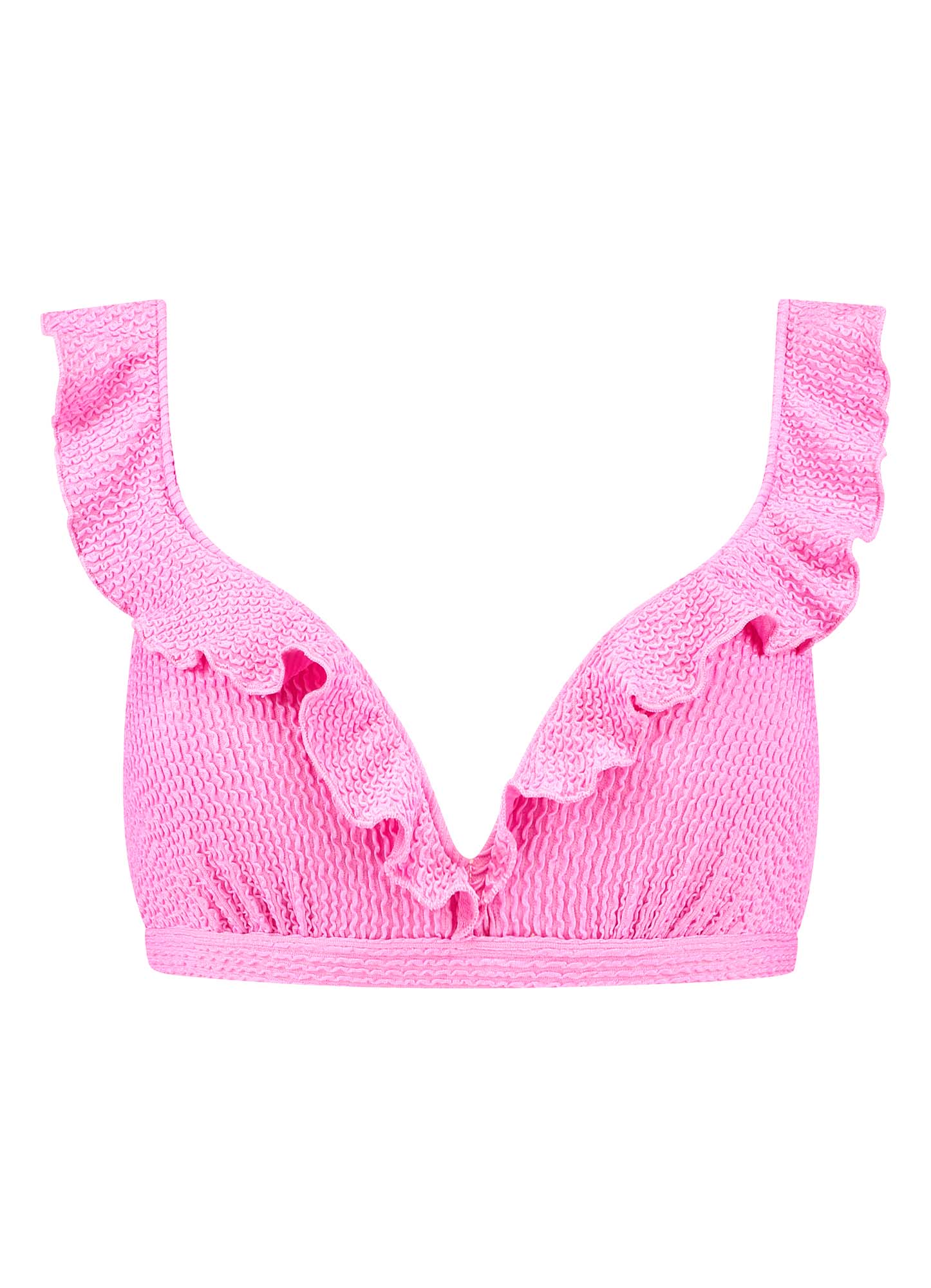 BEACHLIFE Melon & Pink Ruffle Bikinitop Dames
