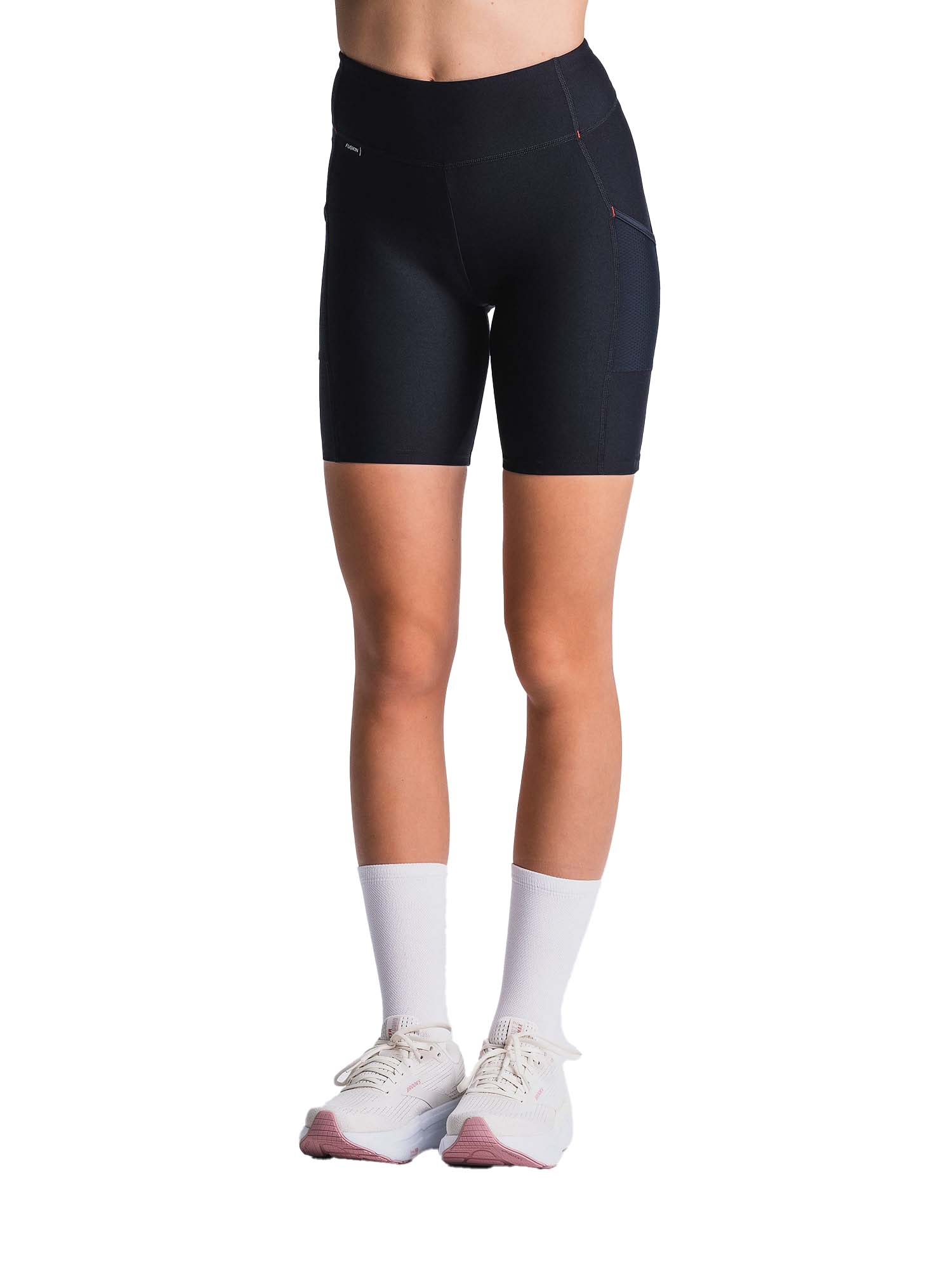Womens short training tights 0277 superblack 1 v1