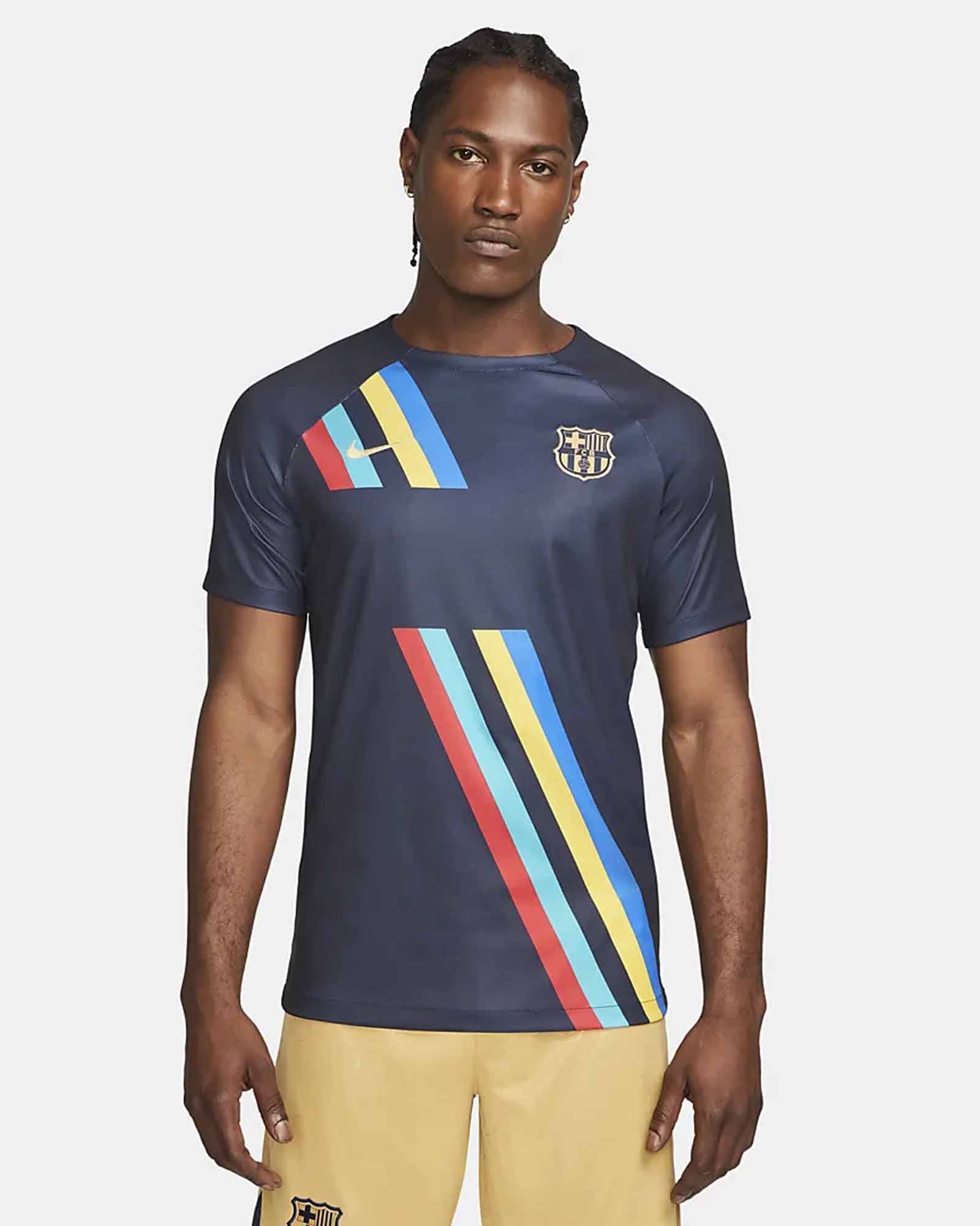 NIKE Fc Barcelona Uit Heren T-shirt Blauw