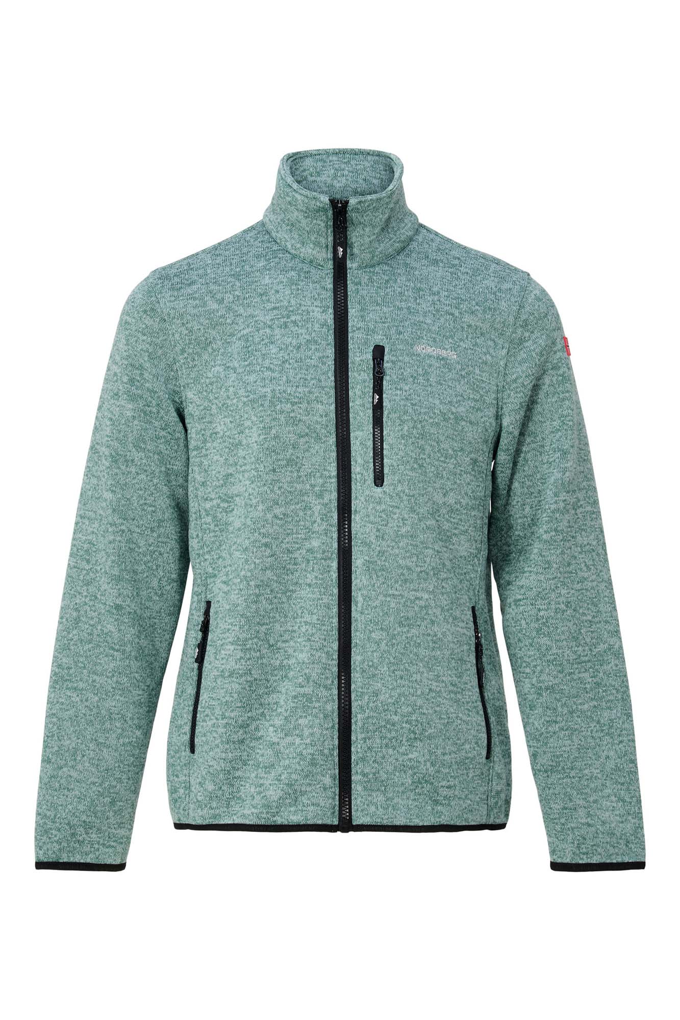 Frank mens fleece herbal green melange a