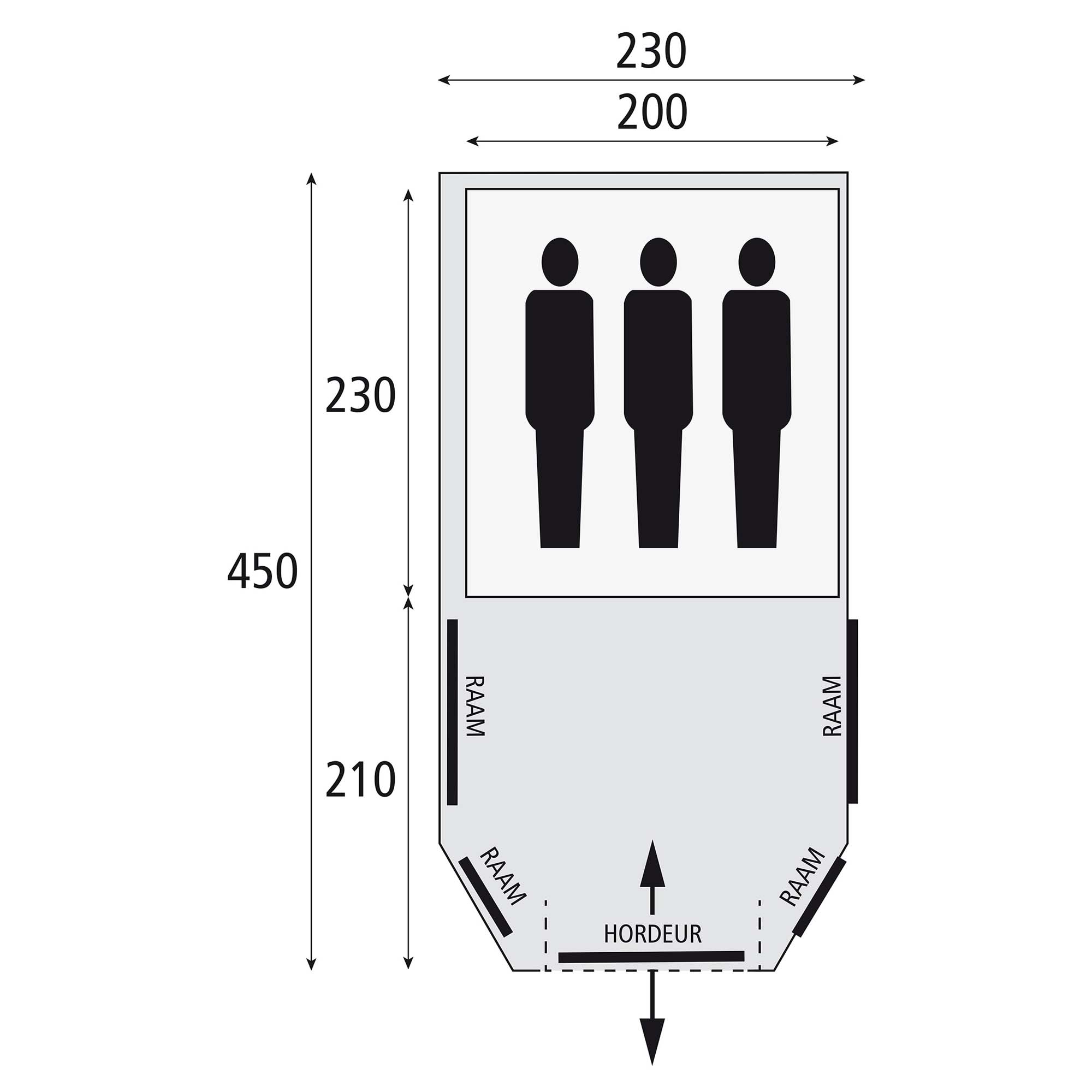 BARDANI Airwave 230 Tunneltent