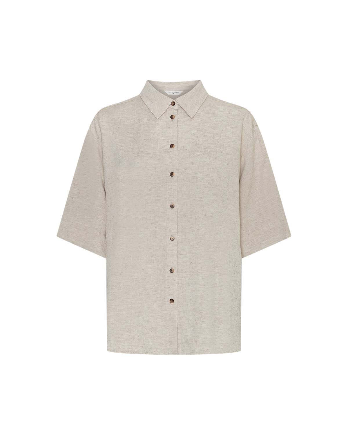 Mschviana 3 4 shirt 19654 1 sand melange