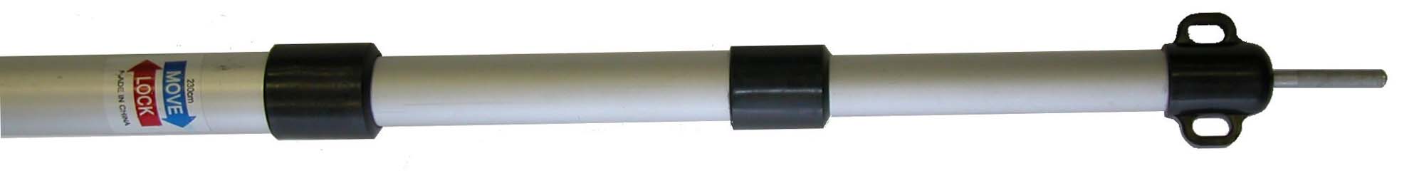 Traploos verstelbare tenstok 28mm 105 260cm