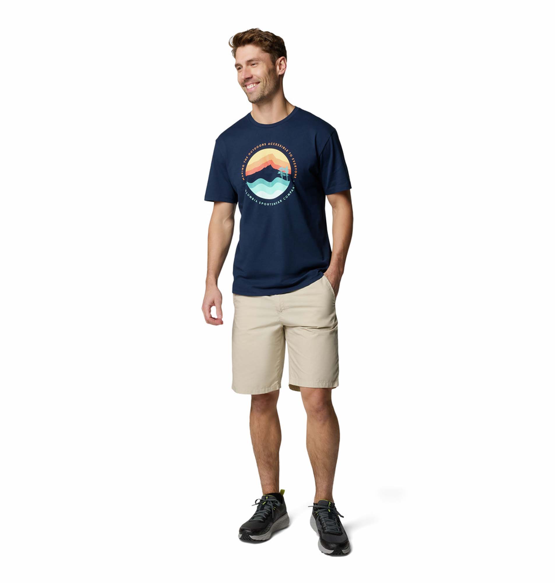 COLUMBIA Path Lake Graphic Tee Heren COLUMBIA Path Lake Graphic Tee Heren